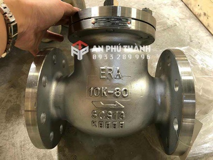 Van 1 Chiều Lá Lật Mặt Bích Inox JIS 10K | DN50 – DN300