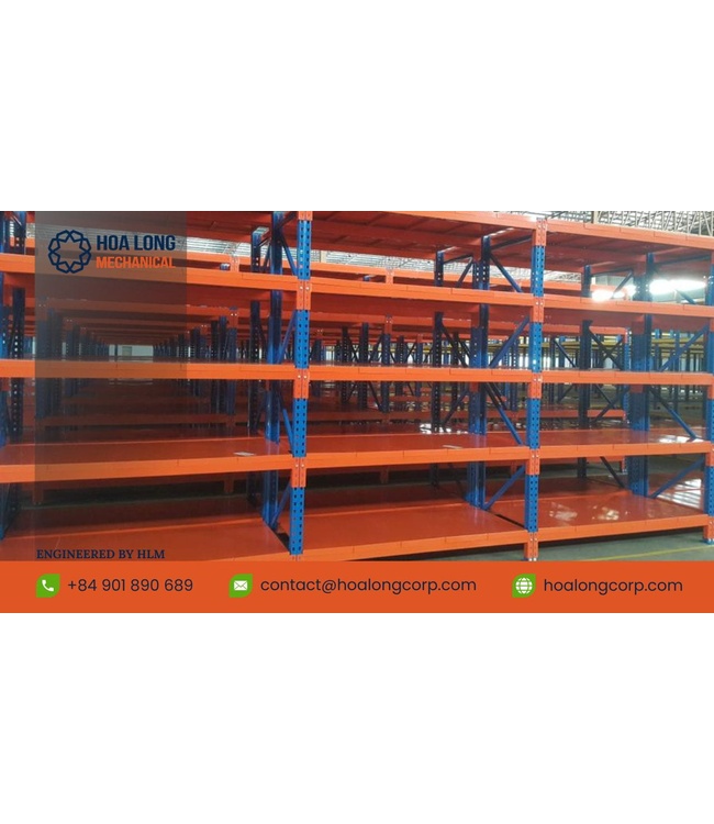 KỆ TRUNG TẢI HLM - KỆ CHỨA HÀNG CHỊU LỰC CHO KHO, CỬA HÀNG, NHÀ XƯỞNG