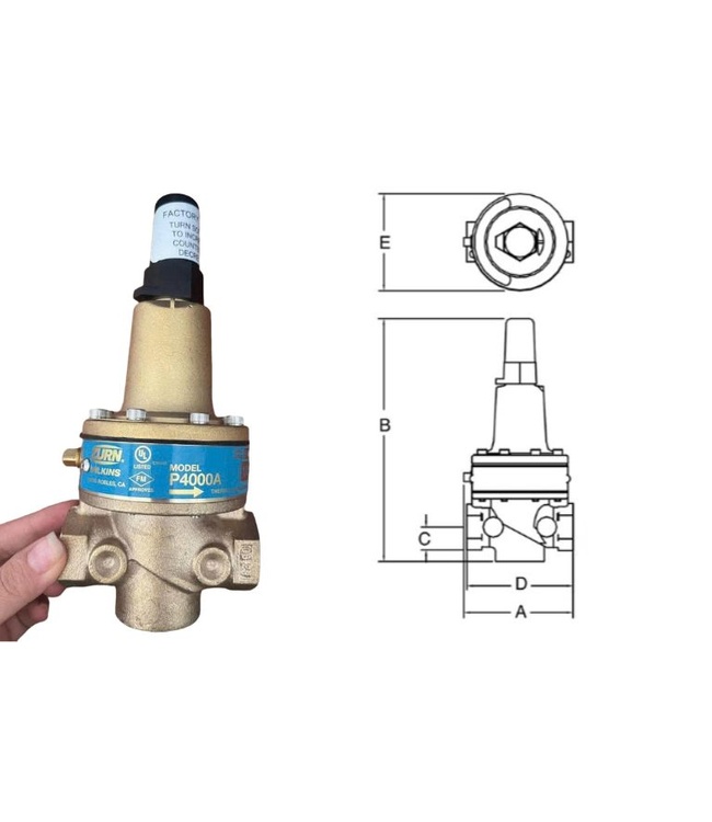 Van giảm áp Zurn P4000A – Bảo vệ vỏ bơm chữa cháy