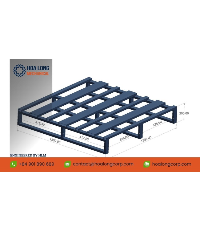 PALLET SẮT HLM – GIẢI PHÁP LƯU TRỮ HÀNG HÓA BỀN BỈ & TỐI ƯU KHO
