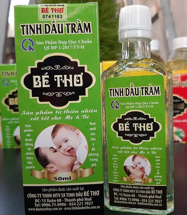 Tinh dầu tràm Huế Bé Thơ