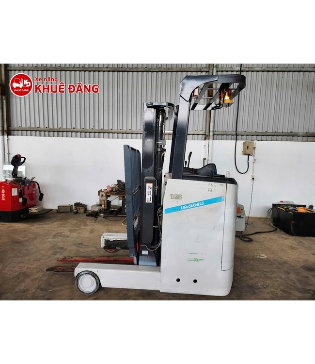 Xe nâng điện đứng lái 1.5 tấn Unicarriers Nhật Bản