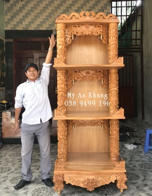 Bàn thờ Thần Tài Ông Địa 3 tầng tại TP HCM