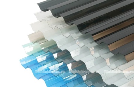 Tôn nhựa 11 sóng vuông PVC/ASA