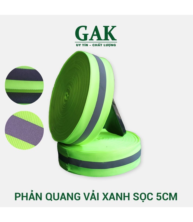 Cuộn phản quang vải 5cm x 100m