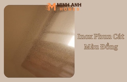 Tấm inox phun cát