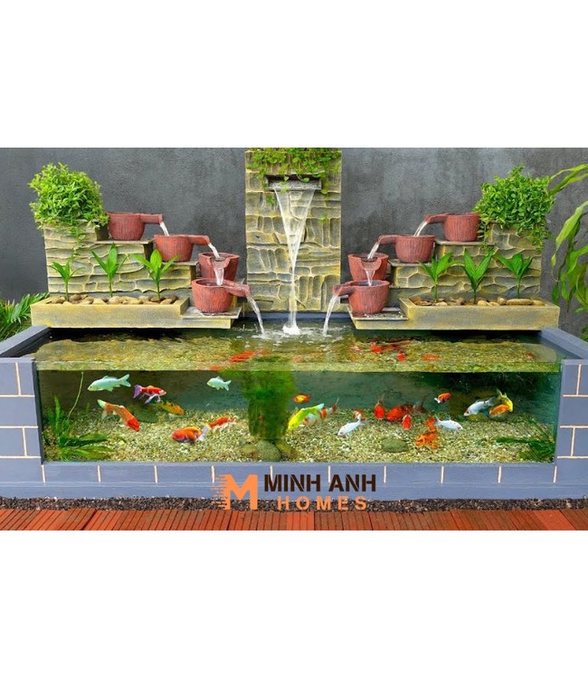 Vách ngăn hồ cá Mica