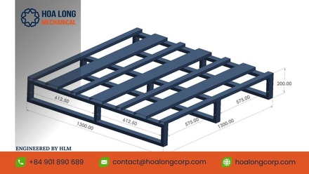 PALLET SẮT HLM – GIẢI PHÁP LƯU TRỮ HÀNG HÓA BỀN BỈ & TỐI ƯU KHO