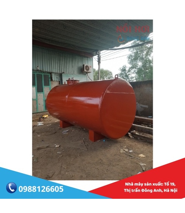 Bán bồn thép chứa dầu 7m3, téc chứa dầu 7 khối - 0988 126 605