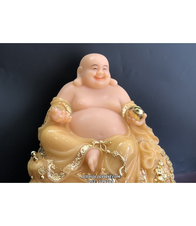Tượng Phật Di Lặc Thạch Anh Ngồi Đứng Đế To DLBT-036