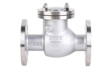Van 1 Chiều Lá Lật Mặt Bích Inox PN16