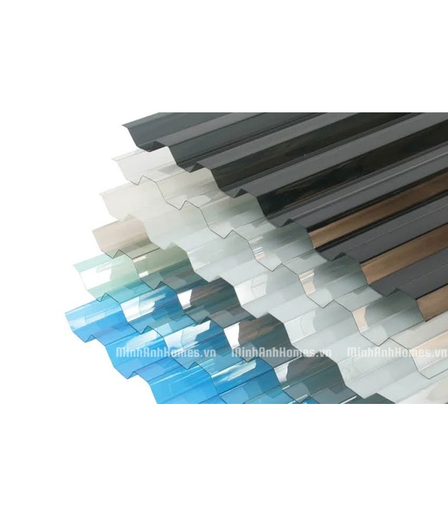 Tôn nhựa 11 sóng vuông PVC/ASA