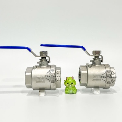 Van bi inox 304 2 thân nối ren DR