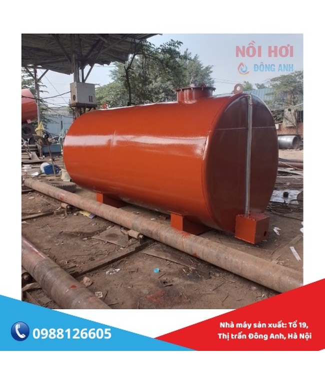 Bán bồn thép chứa dầu 7m3, téc chứa dầu 7 khối - 0988 126 605