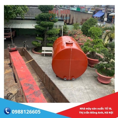 Bồn chứa dầu 10m3, bồn dầu 10 khối, bồn thép 10m3 -0988126605