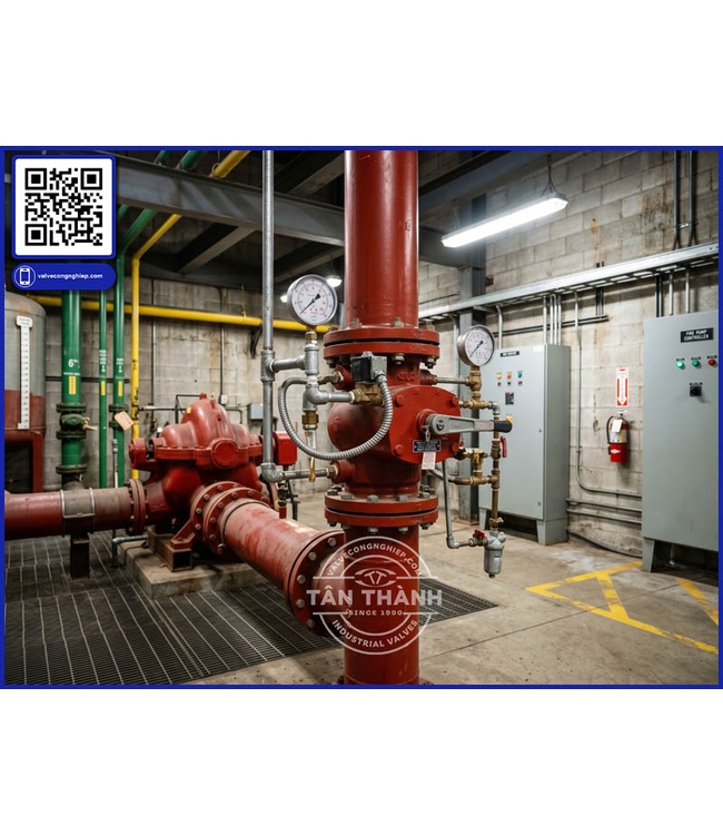 Van xả tràn Deluge Valve là gì? Cấu tạo, nguyên lý hoạt động và ứng dụng chi tiết