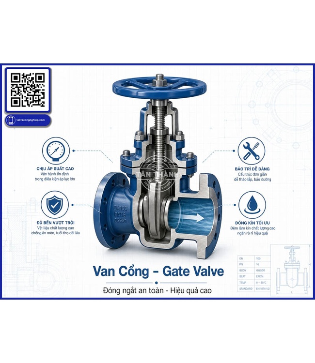 Cách lắp đặt van cổng van cửa Gate Valve đúng kỹ thuật: Hướng dẫn chi tiết từ A-Z