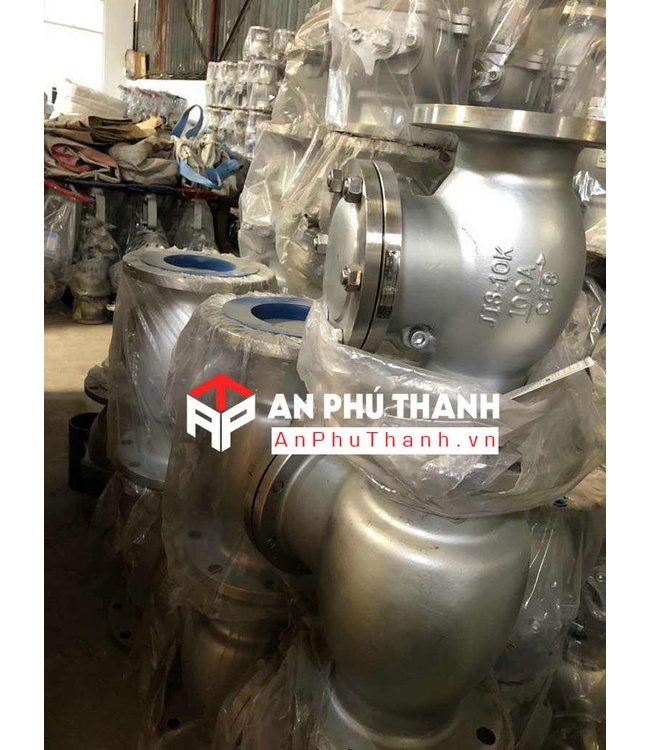 Van 1 Chiều Lá Lật Mặt Bích Inox JIS 10K | DN50 – DN300