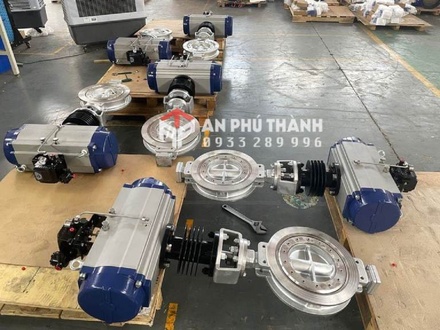 Van bướm khí nén Inox