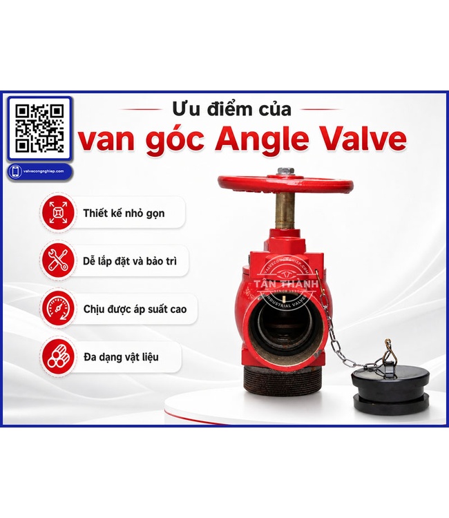Van góc Angle Valve là gì? Cấu tạo, nguyên lý hoạt động, phân loại và ứng dụng chi tiết | Chuyên gia Van Tân Thành