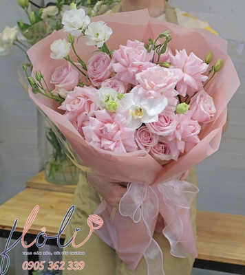 Bó Hoa Tình Hồng Nồng Nàn - Tặng Sinh Nhật Nữ